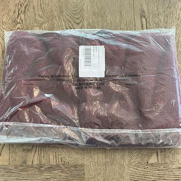 Free People Movement X Hatch Hit The Slopes Fleece Jacket Deep Maroon Large NWT - Picture 8 of 8